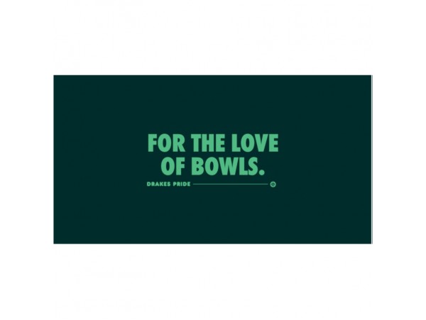 DRAKES PRIDE FOR THE LOVE OF BOWLS ULTRA ABSORB TOWEL